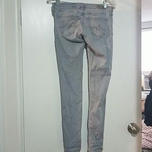 Ag Adriano Goldschmied Jeans - Light gray super skinny ankle Ag jeans Ag Adriano Goldschmied Jeans - Light gray super skinny ankle Ag jeans